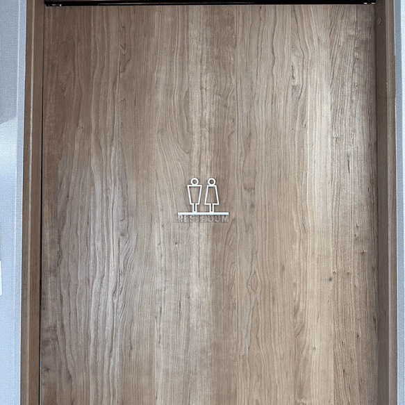 《送料無料》【ドアサイン】 RESTROOM 3Dアイコン クリア文字　2COLOR | 12枚目