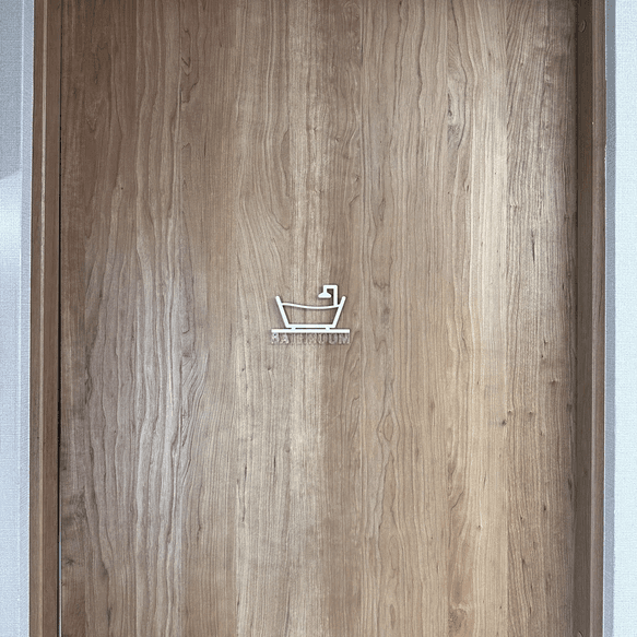 《送料無料》【ドアサイン】 BATHROOM 3Dアイコン クリア文字　2COLOR | 12枚目